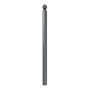 Schake Absperrstilpfosten Typ 478B, ortsfest, zum Einbetonieren, Ø 76mm + Kugelkopf, beschichtet,-5