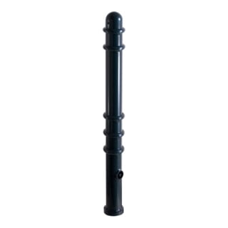 Schake Absperrstilpfosten Typ 479B, ortsfest, zum Einbetonieren, Ø 76mm + Zierringen, beschichtet,