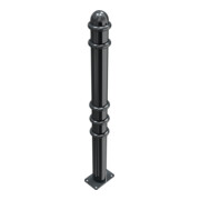 Schake Absperrstilpfosten Typ 479PB, ortsfest, Ø 76mm + Zierringen, beschichtet,-5