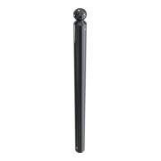 Schake Absperrstilpfosten Typ 488B, ortsfest, zum Einbetonieren, Ø 89mm + Kugelkopf, beschichtet,-2