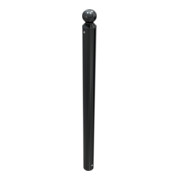 Schake Absperrstilpfosten Typ 488B, ortsfest, zum Einbetonieren, Ø 89mm + Kugelkopf, beschichtet,-4