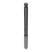 Schake Absperrstilpfosten Typ 488FB, herausnehmbar + Dreikantverschluß, Ø 89mm + Kugelkopf, beschichtet,-4