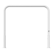 Schake Abweisebügel Ø 60mm, Breite 1500 mm, Höhe Überflur 1000 mm, ohne Querholm, herausnehmbar + Dreikantverschluß incl. Bodenhülsen-2