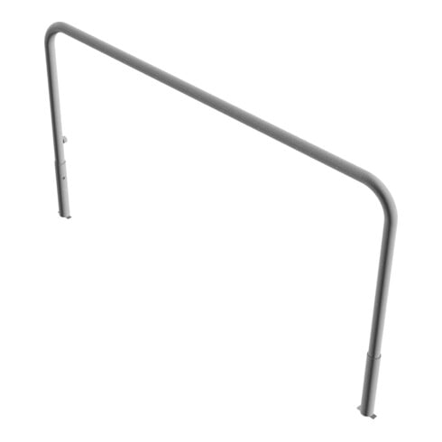 Schake Abweisebügel Ø 60mm, Breite 2500 mm, Höhe Überflur 1000 mm, ohne Querholm, herausnehmbar + Dreikantverschluß incl. Bodenhülsen
