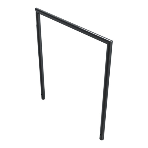 Schake Abweisebügel auf Gehrung, Ø48mm Breite: 1000mm, Höhe: 1200 mm ohne Querholm, beschichtet