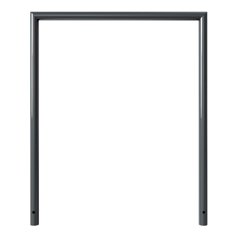Schake Abweisebügel auf Gehrung, Ø48mm Breite: 1000mm, Höhe: 1200 mm ohne Querholm, beschichtet