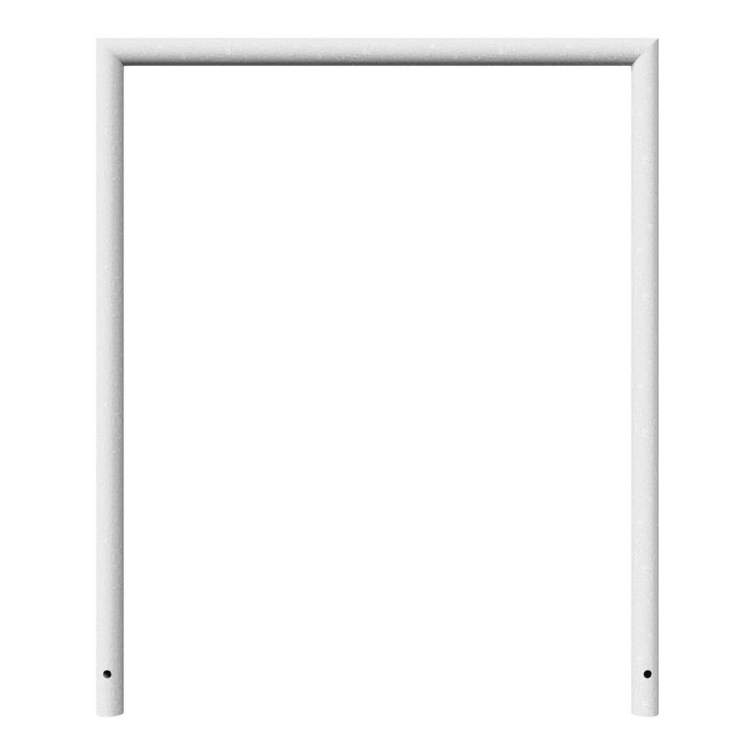 Schake Abweisebügel auf Gehrung, Ø48mm Breite: 1000mm, Höhe: 1200 mm ohne Querholm, feuerverzinkt