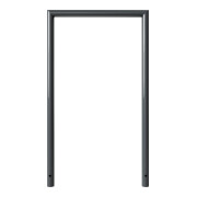 Schake Abweisebügel auf Gehrung, Ø48mm Breite: 700mm, Höhe: 1200 mm ohne Querholm, beschichtet-4