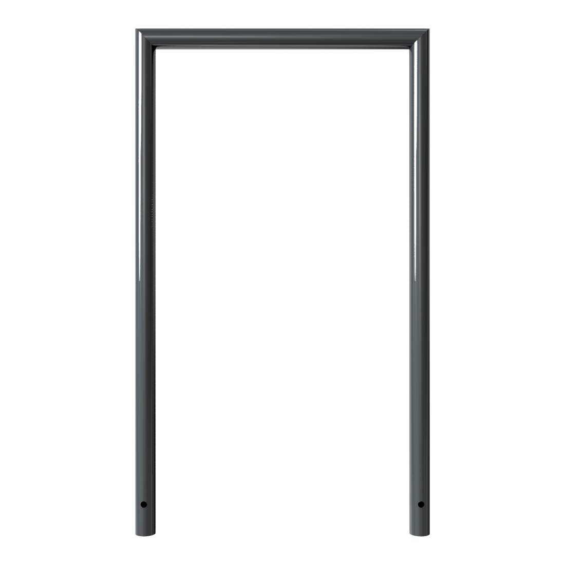 Schake Abweisebügel auf Gehrung, Ø48mm Breite: 700mm, Höhe: 1200 mm ohne Querholm, beschichtet