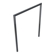 Schake Abweisebügel auf Gehrung, Ø48mm Breite: 1000mm, Höhe: 1200 mm ohne Querholm, beschichtet-5