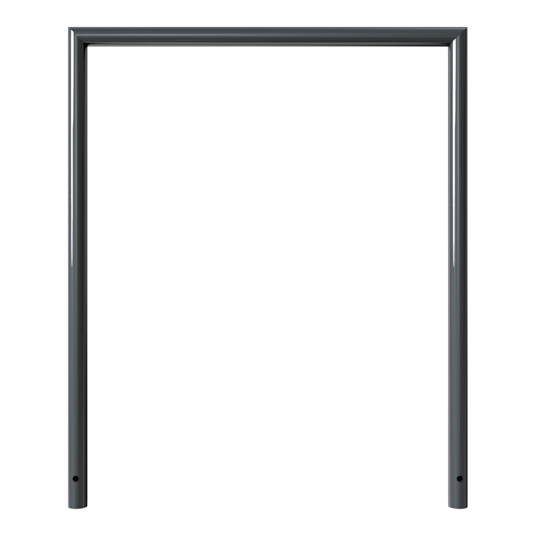Schake Abweisebügel auf Gehrung, Ø48mm Breite: 1000mm, Höhe: 1200 mm ohne Querholm, beschichtet