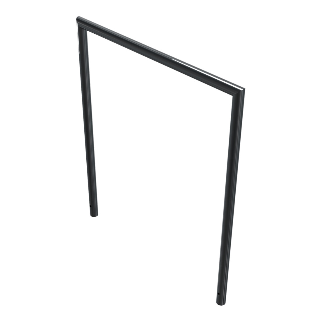 Schake Abweisebügel auf Gehrung, Ø48mm Breite: 1000mm, Höhe: 1200 mm ohne Querholm, beschichtet