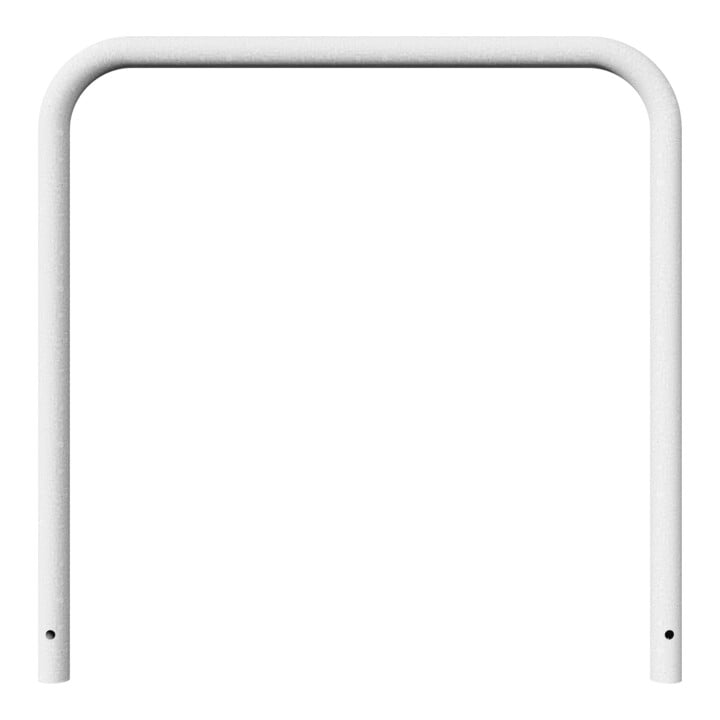 Schake Abweisebügel aus Stahlrohr Ø 48 x 2,5 mm Breite: 1000 mm, Höhe: 1000 mm ohne Querholm, zum Einbetonieren