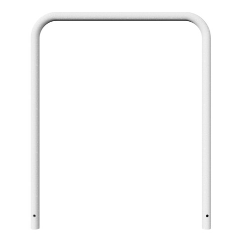 Schake Abweisebügel aus Stahlrohr Ø 48 x 2,5 mm Breite: 1000 mm, Höhe: 1200 mm ohne Querholm, zum Einbetonieren
