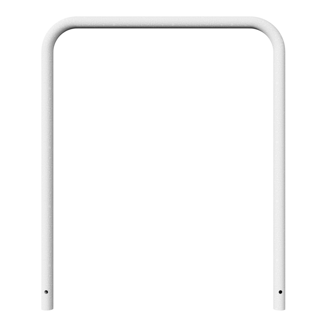 Schake Abweisebügel aus Stahlrohr Ø 48 x 2,5 mm Breite: 1000 mm, Höhe: 1200 mm ohne Querholm, zum Einbetonieren