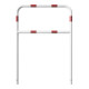 Schake Abweisebügel aus Stahlrohr Ø 48 x 2,5 mm Breite: 1000 mm, Höhe: 1400 mm + Querholm, beschichtet, zum Einbetonieren-2