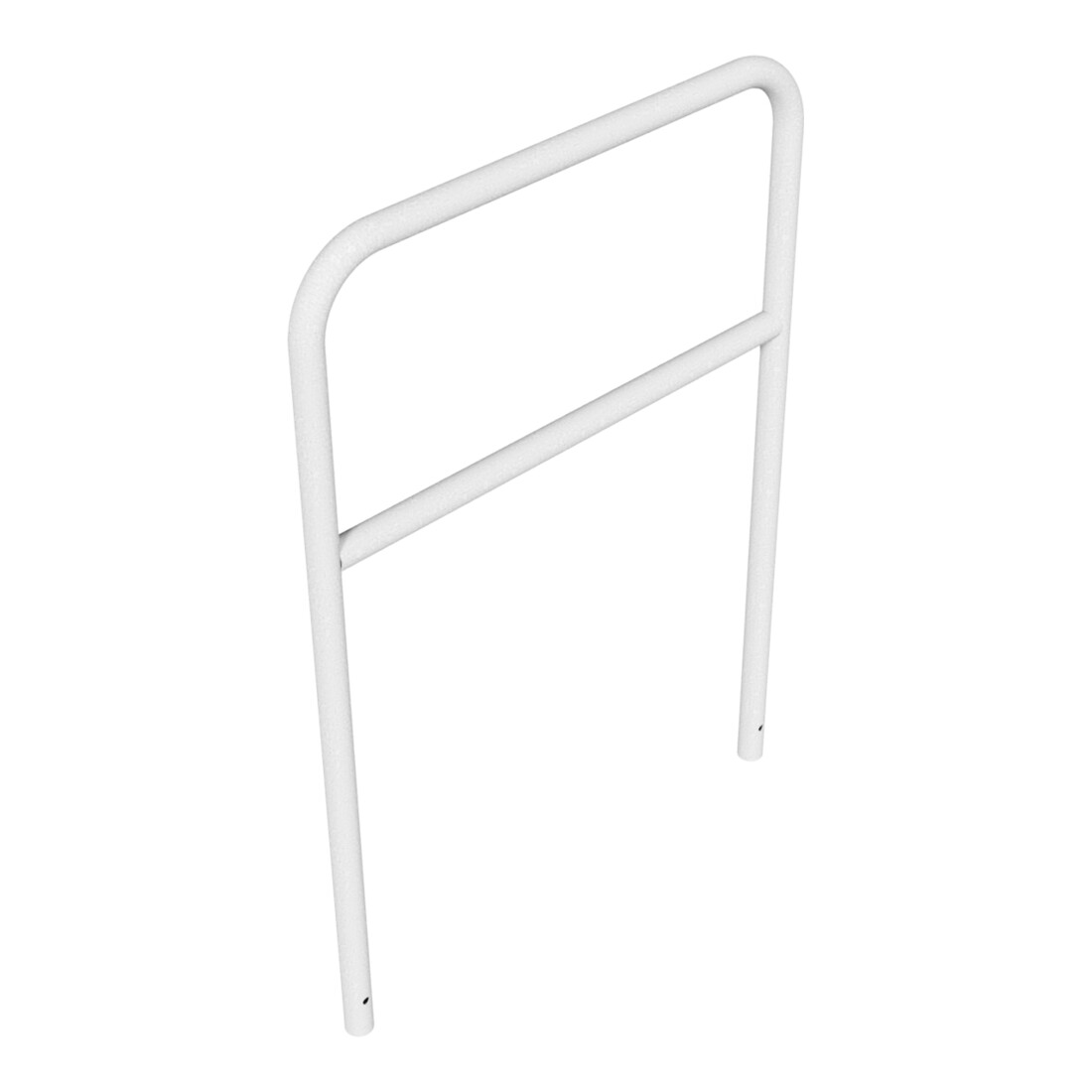 Schake Abweisebügel aus Stahlrohr Ø 48 x 2,5 mm Breite: 1000 mm, Höhe: 1400 mm + Querholm, zum Einbetonieren