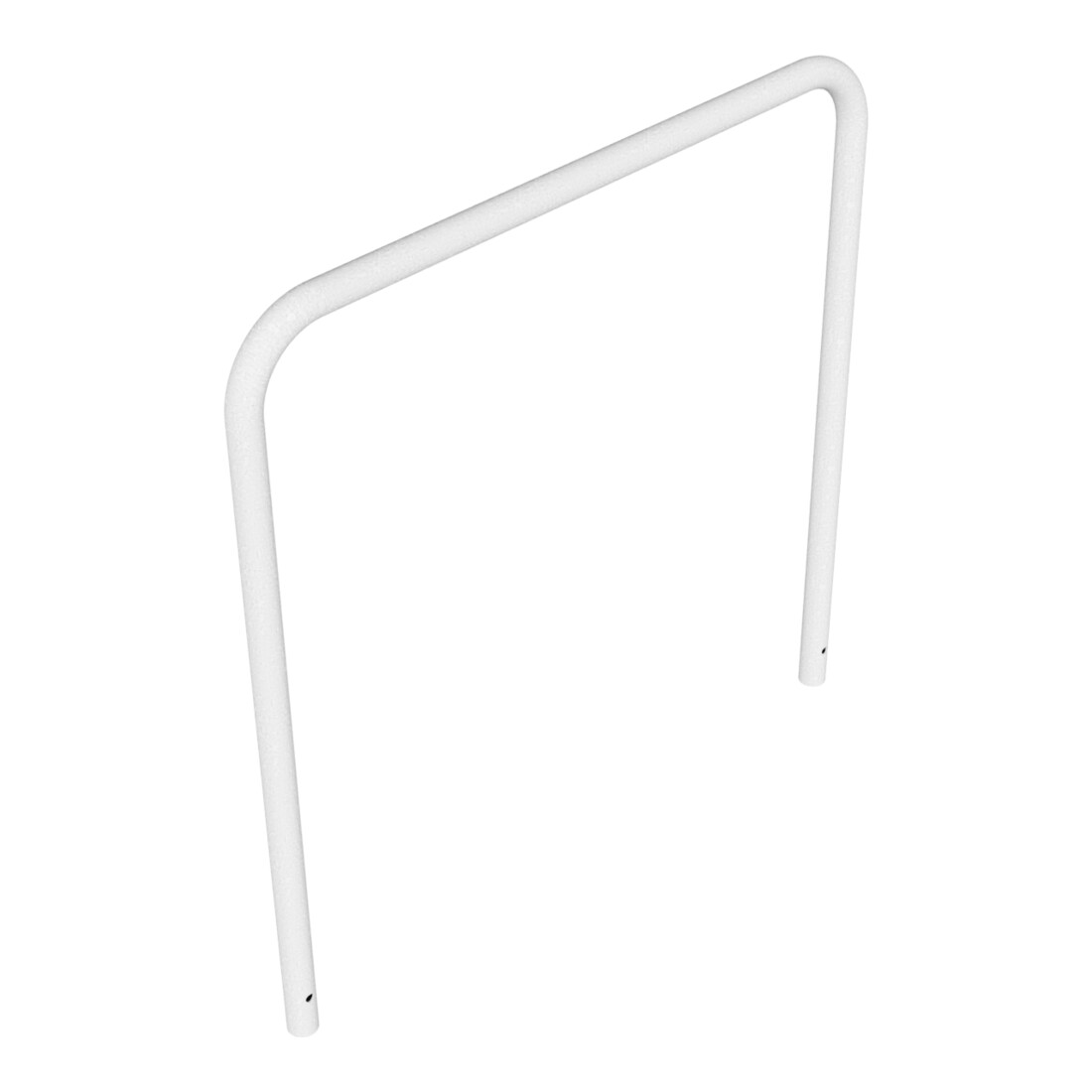 Schake Abweisebügel aus Stahlrohr Ø 48 x 2,5 mm Breite: 1200 mm, Höhe: 1200 mm ohne Querholm, zum Einbetonieren