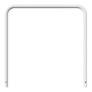 Schake Abweisebügel aus Stahlrohr Ø 48 x 2,5 mm Breite: 1200 mm, Höhe: 1200 mm ohne Querholm, zum Einbetonieren-4