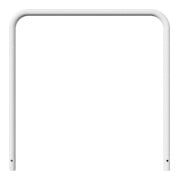 Schake Abweisebügel aus Stahlrohr Ø 48 x 2,5 mm Breite: 1200 mm, Höhe: 1200 mm ohne Querholm, zum Einbetonieren-5