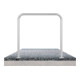 Schake Abweisebügel aus Stahlrohr Ø 48 x 2,5 mm Breite: 1500 mm, Höhe: 1000 mm ohne Querholm, zum Aufdübeln-1