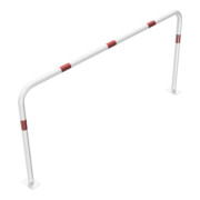 Schake Abweisebügel aus Stahlrohr Ø 48 x 2,5 mm Breite: 2000 mm, Höhe: 1000 mm ohne Querholm, beschichtet, zum Aufdübeln-4