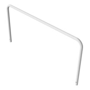 Schake Abweisebügel aus Stahlrohr Ø 48 x 2,5 mm Breite: 2000 mm, Höhe: 1000 mm ohne Querholm, zum Einbetonieren-4
