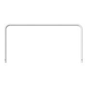 Schake Abweisebügel aus Stahlrohr Ø 48 x 2,5 mm Breite: 2000 mm, Höhe: 1000 mm ohne Querholm, zum Einbetonieren-5