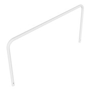 Schake Abweisebügel aus Stahlrohr Ø 48 x 2,5 mm Breite: 2000 mm, Höhe: 1000 mm ohne Querholm, zum Einbetonieren-5