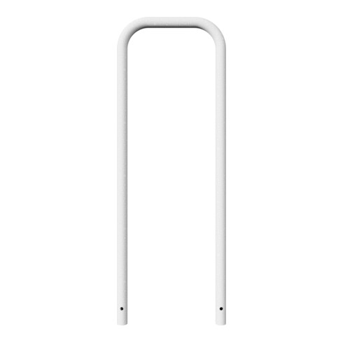 Schake Abweisebügel aus Stahlrohr Ø 48 x 2,5 mm Breite: 500 mm, Höhe: 1400 mm ohne Querholm, zum Einbetonieren
