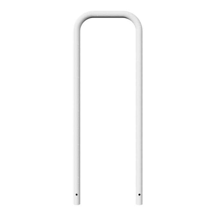 Schake Abweisebügel aus Stahlrohr Ø 48 x 2,5 mm Breite: 500 mm, Höhe: 1400 mm ohne Querholm, zum Einbetonieren