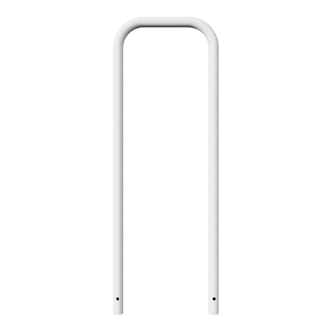 Schake Abweisebügel aus Stahlrohr Ø 48 x 2,5 mm Breite: 500 mm, Höhe: 1400 mm ohne Querholm, zum Einbetonieren