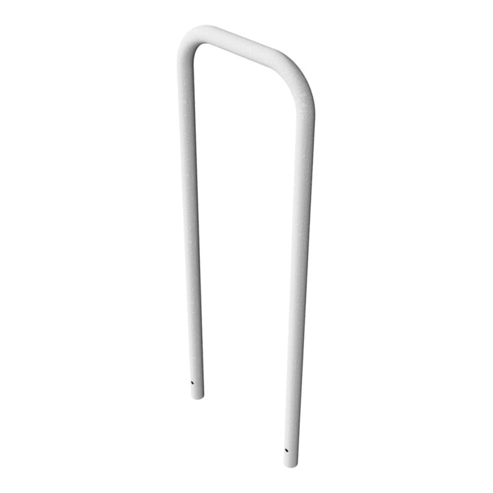 Schake Abweisebügel aus Stahlrohr Ø 48 x 2,5 mm Breite: 500 mm, Höhe: 1400 mm ohne Querholm, zum Einbetonieren