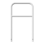 Schake Abweisebügel aus Stahlrohr Ø 48 x 2,5 mm Breite: 700 mm, Höhe: 1200 mm + Querholm, zum Einbetonieren-4