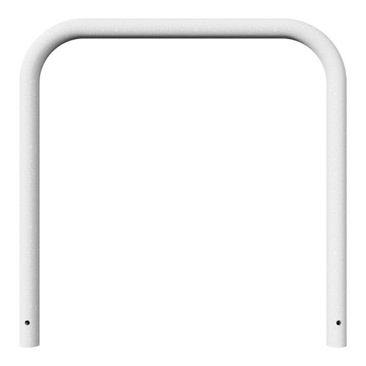 Schake Abweisebügel aus Stahlrohr Ø 60 x 2,5 mm Breite: 1000 mm, Höhe: 1000 mm ohne Querholm, zum Einbetonieren