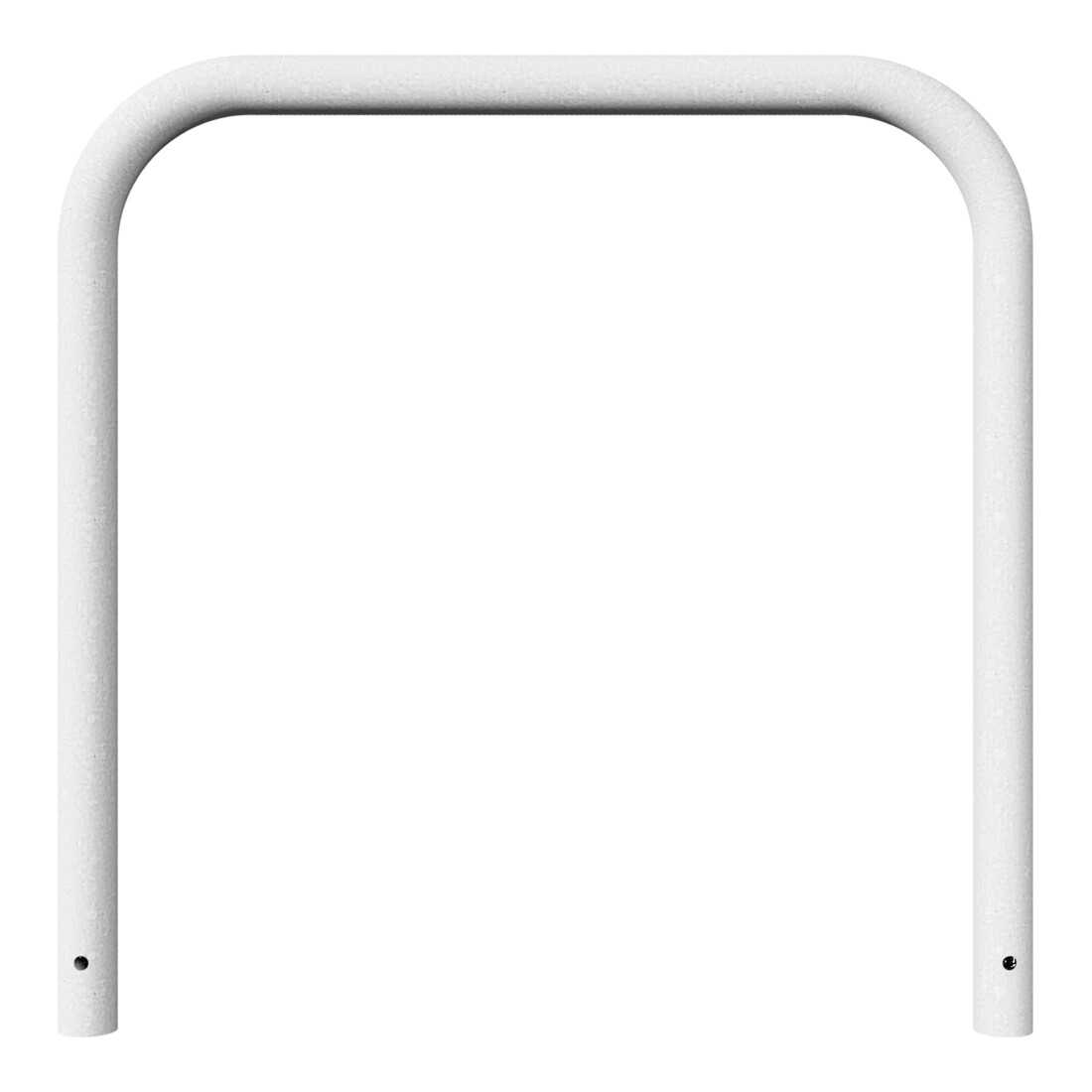 Schake Abweisebügel aus Stahlrohr Ø 60 x 2,5 mm Breite: 1000 mm, Höhe: 1000 mm ohne Querholm, zum Einbetonieren