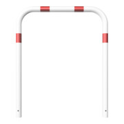 Schake Abweisebügel aus Stahlrohr Ø 60 x 2,5 mm Breite: 1000 mm, Höhe: 1200 mm ohne Querholm, beschichtet, zum Einbetonieren-4