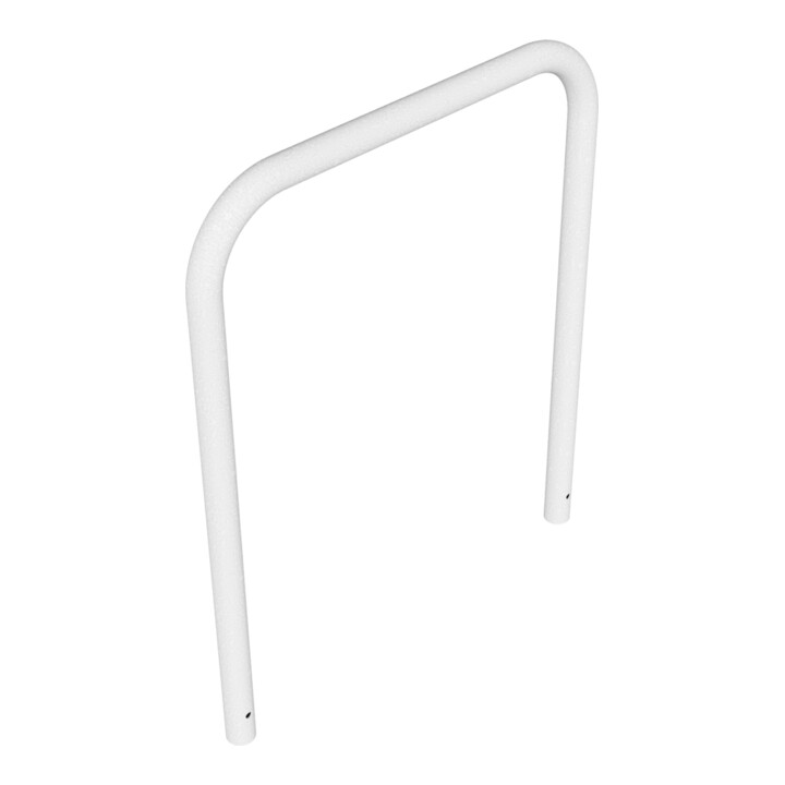 Schake Abweisebügel aus Stahlrohr Ø 60 x 2,5 mm Breite: 1000 mm, Höhe: 1200 mm ohne Querholm, zum Einbetonieren