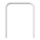 Schake Abweisebügel aus Stahlrohr Ø 60 x 2,5 mm Breite: 1000 mm, Höhe: 1200 mm ohne Querholm, zum Einbetonieren