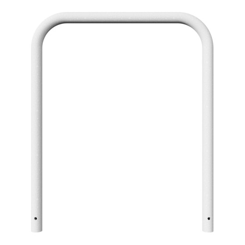 Schake Abweisebügel aus Stahlrohr Ø 60 x 2,5 mm Breite: 1000 mm, Höhe: 1200 mm ohne Querholm, zum Einbetonieren