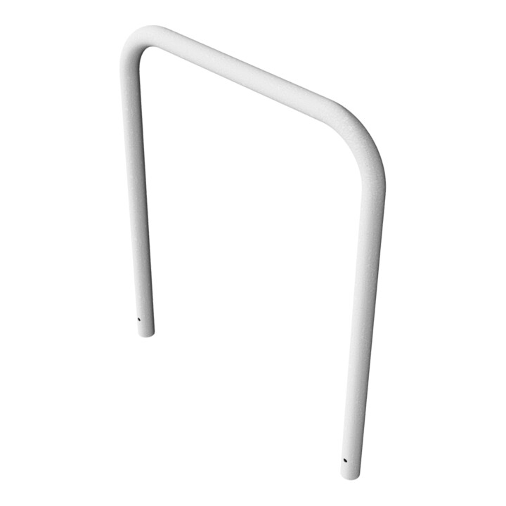 Schake Abweisebügel aus Stahlrohr Ø 60 x 2,5 mm Breite: 1000 mm, Höhe: 1200 mm ohne Querholm, zum Einbetonieren