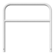 Schake Abweisebügel aus Stahlrohr Ø 60 x 2,5 mm Breite: 1200 mm, Höhe: 1200 mm + Querholm, zum Einbetonieren-5