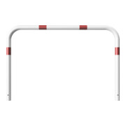 Schake Abweisebügel aus Stahlrohr Ø 60 x 2,5 mm Breite: 1500 mm, Höhe: 1000 mm ohne Querholm, beschichtet, zum Einbetonieren-2