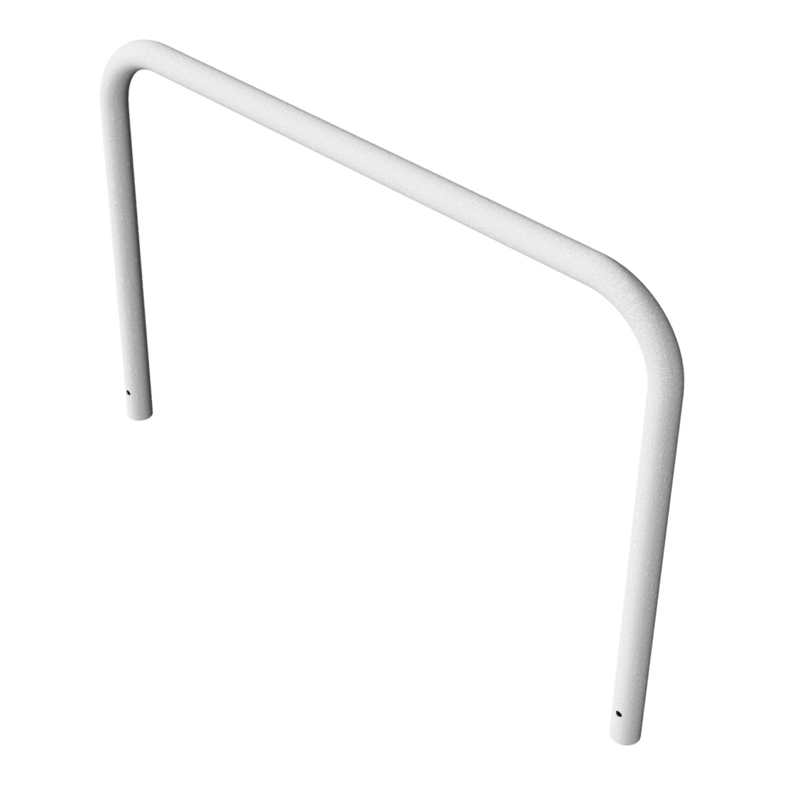 Schake Abweisebügel aus Stahlrohr Ø 60 x 2,5 mm Breite: 1500 mm, Höhe: 1000 mm ohne Querholm, zum Einbetonieren
