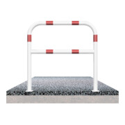 Schake Abweisebügel aus Stahlrohr Ø 60 x 2,5 mm Breite: 1500 mm, Höhe: 1000 mm + Querholm, beschichtet, zum Aufdübeln