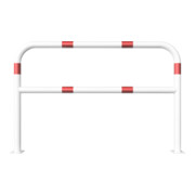 Schake Abweisebügel aus Stahlrohr Ø 60 x 2,5 mm Breite: 1500 mm, Höhe: 1000 mm + Querholm, beschichtet, zum Aufdübeln-4