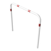Schake Abweisebügel aus Stahlrohr Ø 60 x 2,5 mm Breite: 1500 mm, Höhe: 1400 mm ohne Querholm, beschichtet, zum Einbetonieren-4
