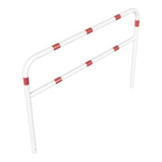 Schake Abweisebügel aus Stahlrohr Ø 60 x 2,5 mm Breite: 2000 mm, Höhe: 1400 mm + Querholm, beschichtet, zum Einbetonieren-4