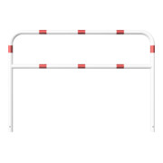 Schake Abweisebügel aus Stahlrohr Ø 60 x 2,5 mm Breite: 2000 mm, Höhe: 1400 mm + Querholm, beschichtet, zum Einbetonieren-5