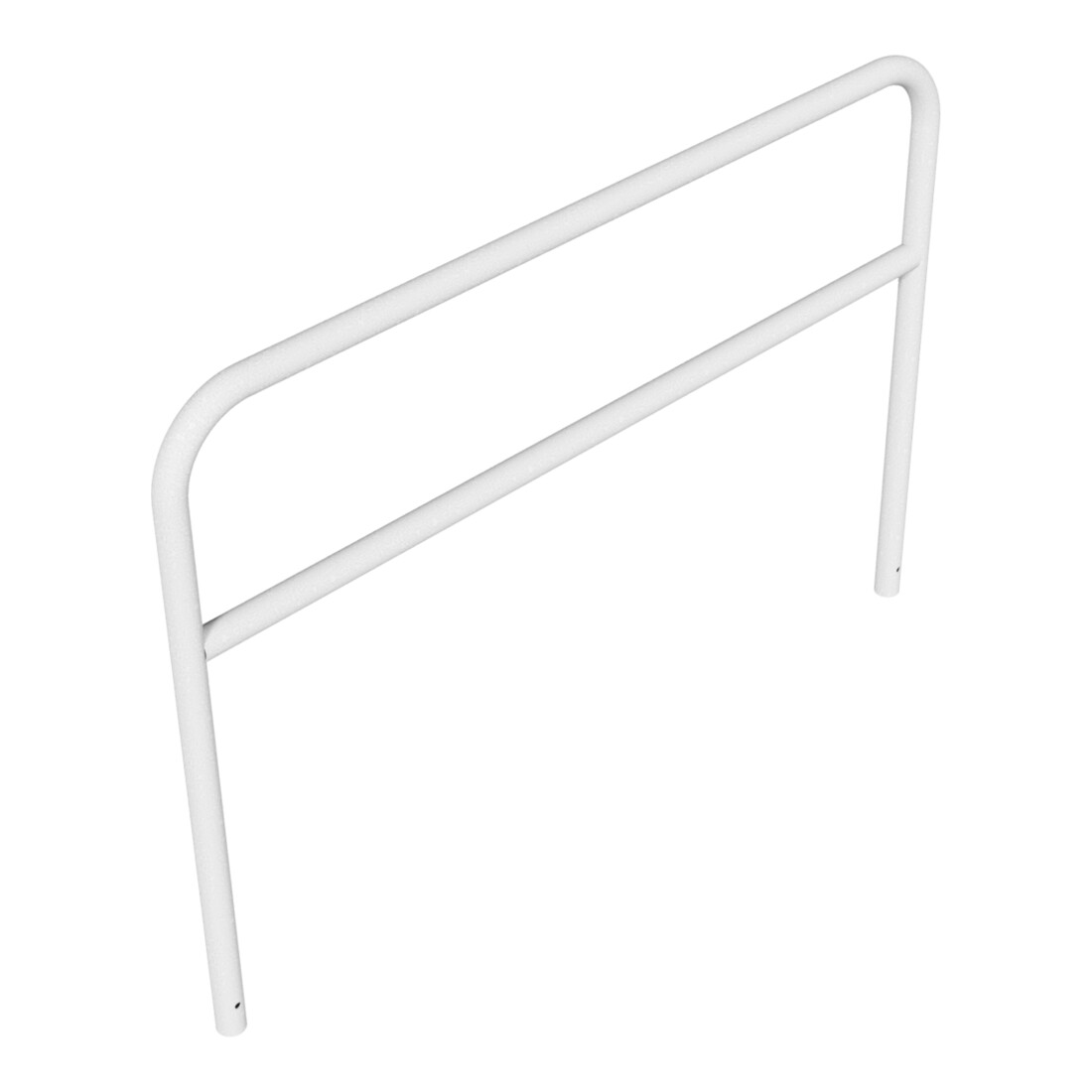 Schake Abweisebügel aus Stahlrohr Ø 60 x 2,5 mm Breite: 2000 mm, Höhe: 1400 mm + Querholm, zum Einbetonieren